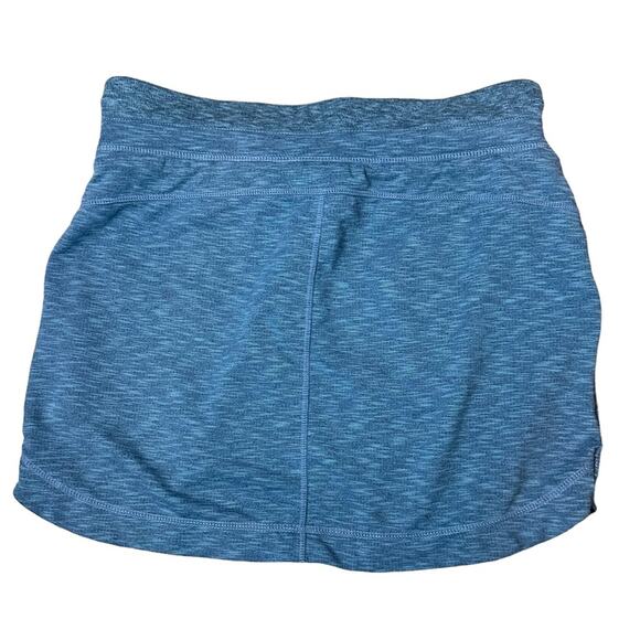 Athleta Marled Knit Downplay Mini Skirt Athletic Size XS Blue - Picture 2 of 6